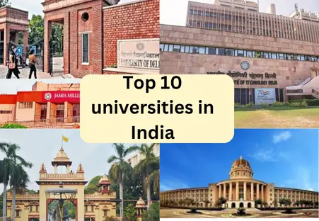 top 10 universities in India list by blacksalts.in